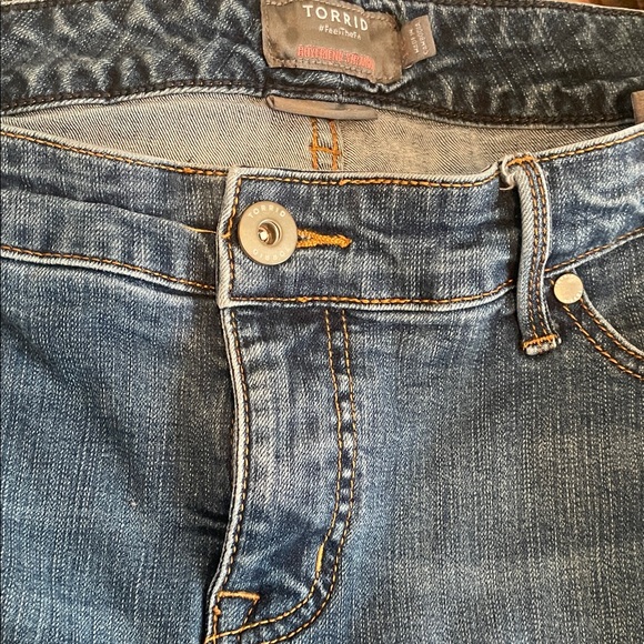 torrid Denim - Torrid High Rise Dark Blue Jeans